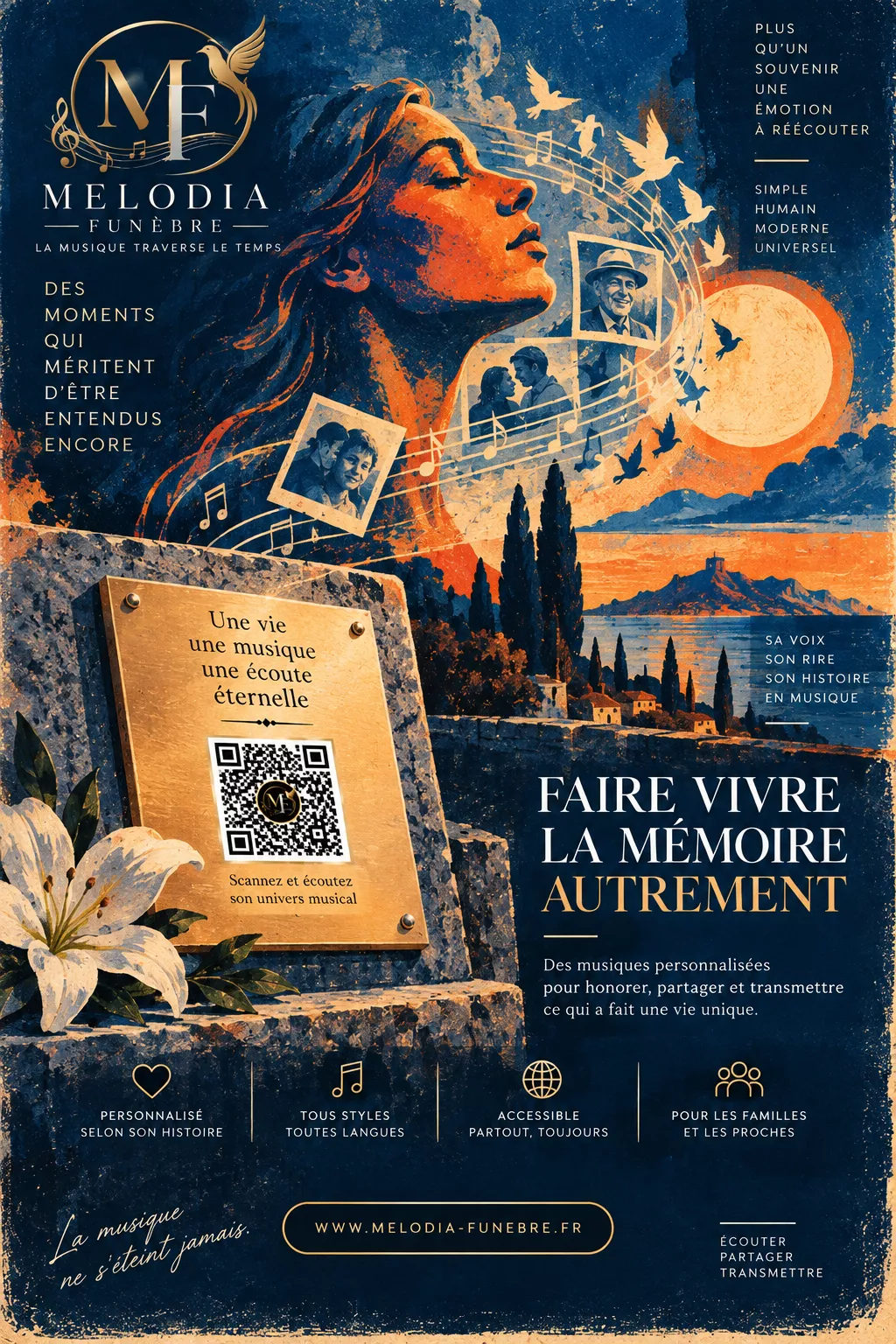 Affiche : Faire vivre la mémoire autrement